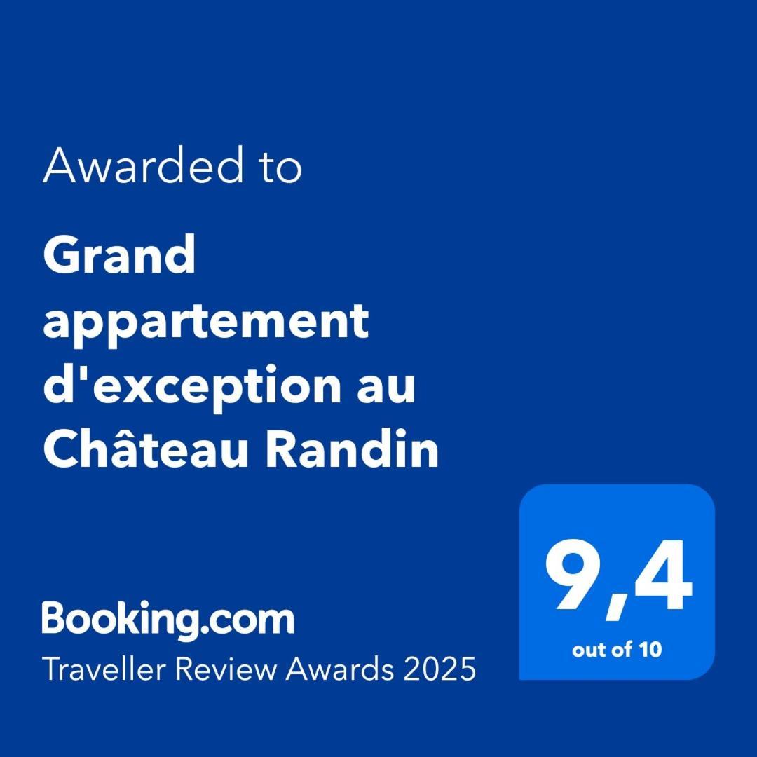 Grand Appartement D'Exception Au Chateau Randin Ecully Bagian luar foto